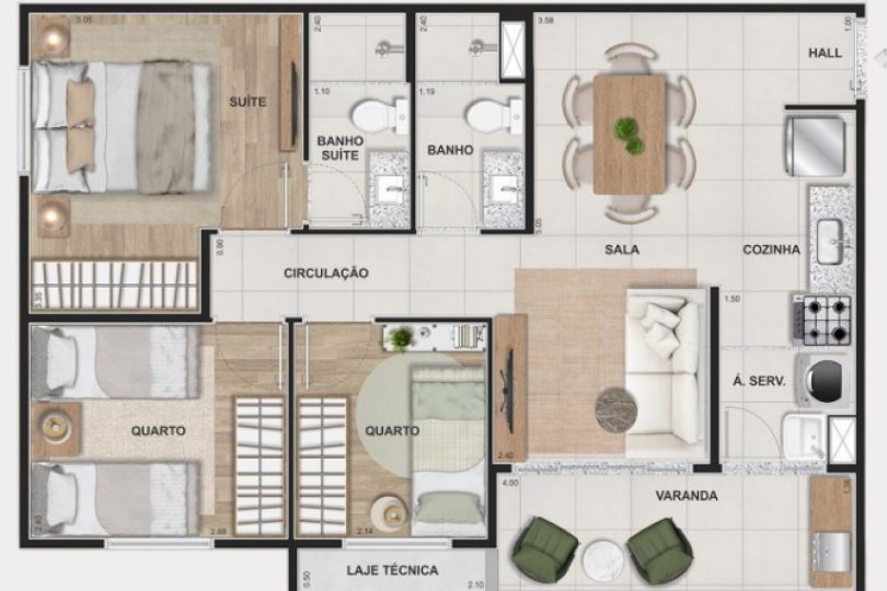 61,81m²